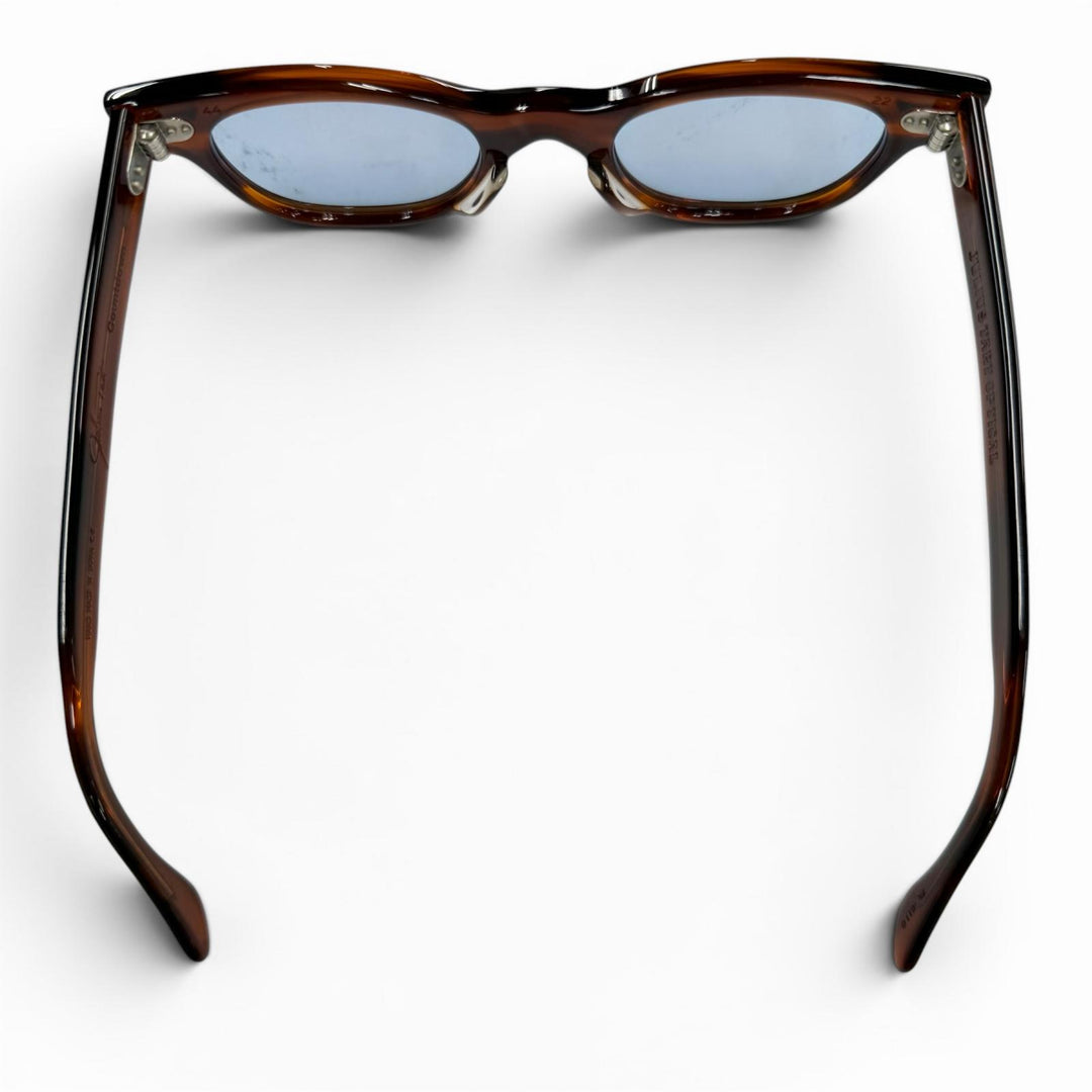 Excellent JULIUS TART OPTICAL sunglasses COUNTDOWN Clear brown mens