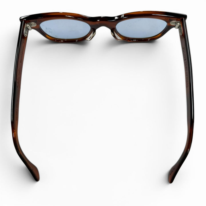 Excellent JULIUS TART OPTICAL sunglasses COUNTDOWN Clear brown mens