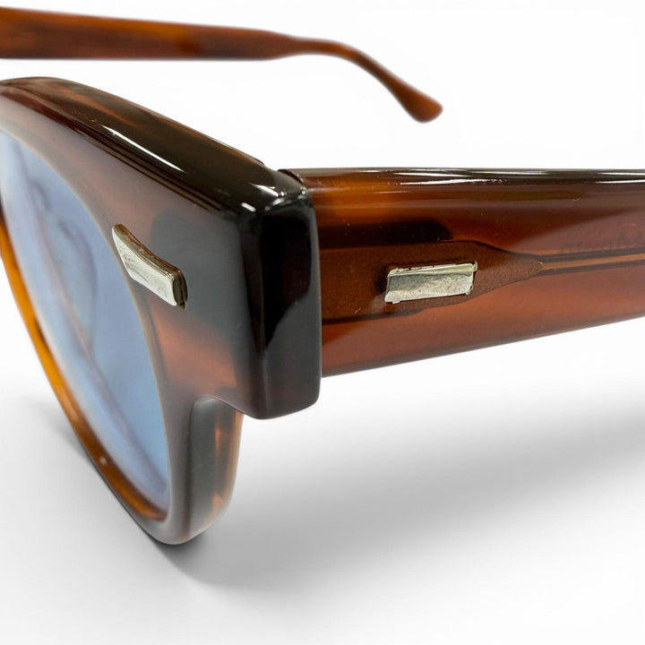Excellent JULIUS TART OPTICAL sunglasses COUNTDOWN Clear brown mens