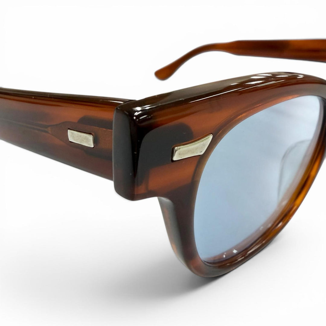 Excellent JULIUS TART OPTICAL sunglasses COUNTDOWN Clear brown mens