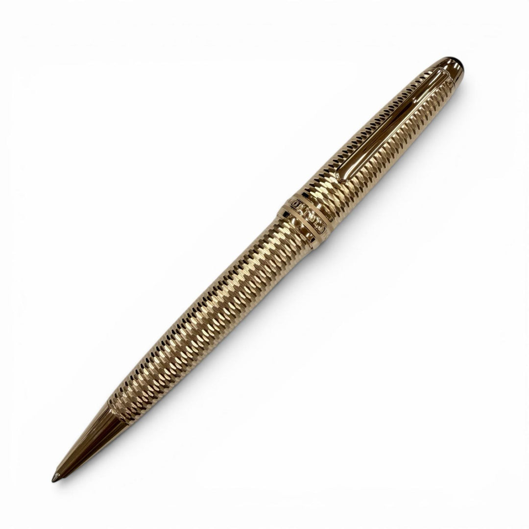 Excellent MONTBLANC Ballpoint pen Meisterstück Solitaire Geometry Midsize mens