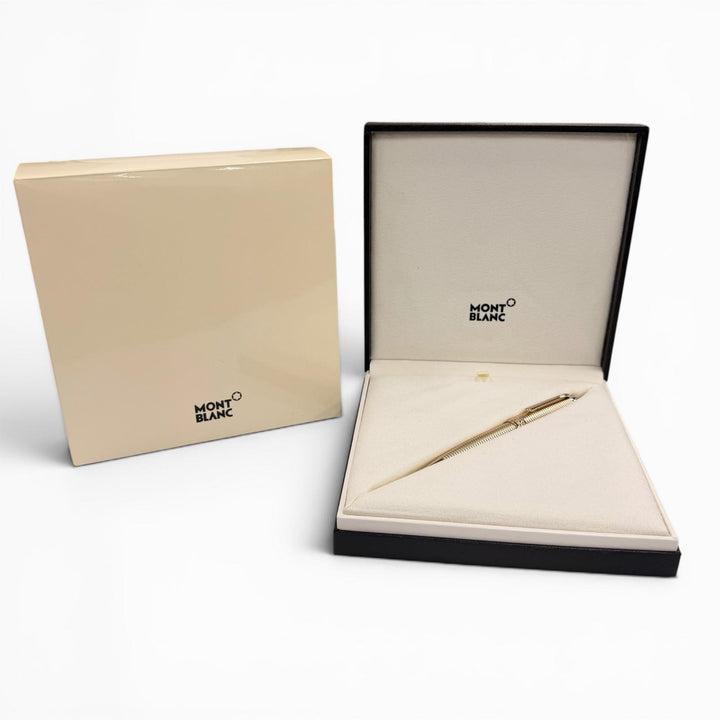 Excellent MONTBLANC Ballpoint pen Meisterstück Solitaire Geometry Midsize mens