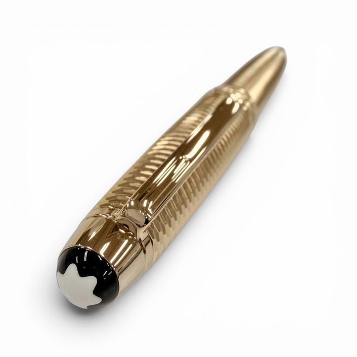 Excellent MONTBLANC Ballpoint pen Meisterstück Solitaire Geometry Midsize mens