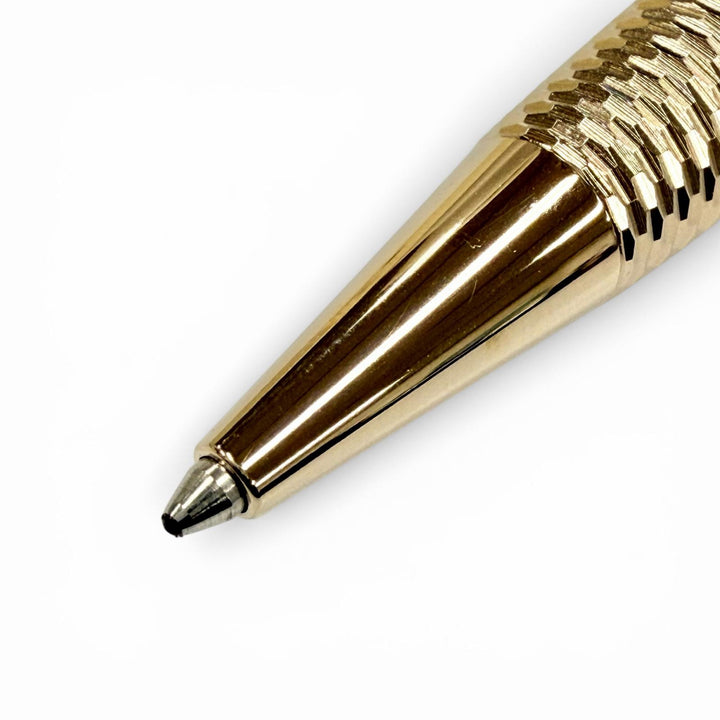 Excellent MONTBLANC Ballpoint pen Meisterstück Solitaire Geometry Midsize mens