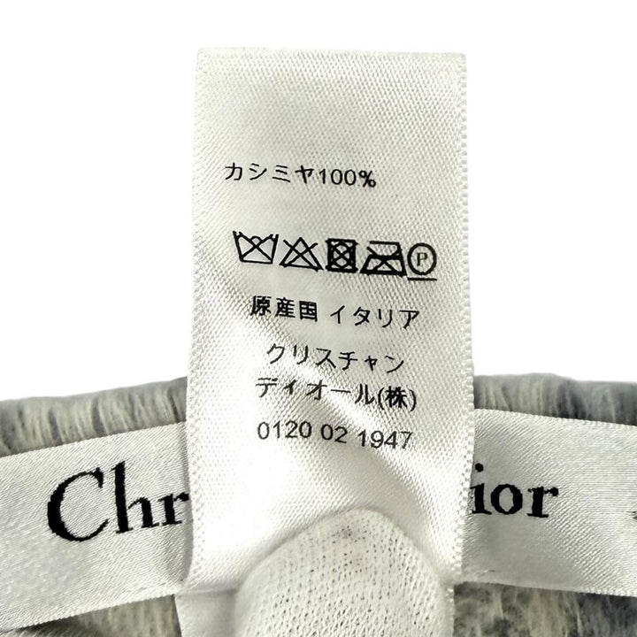 Great Christian Dior Scarf Dior Oblique Cashmere gray cashmere 01CDO309I093