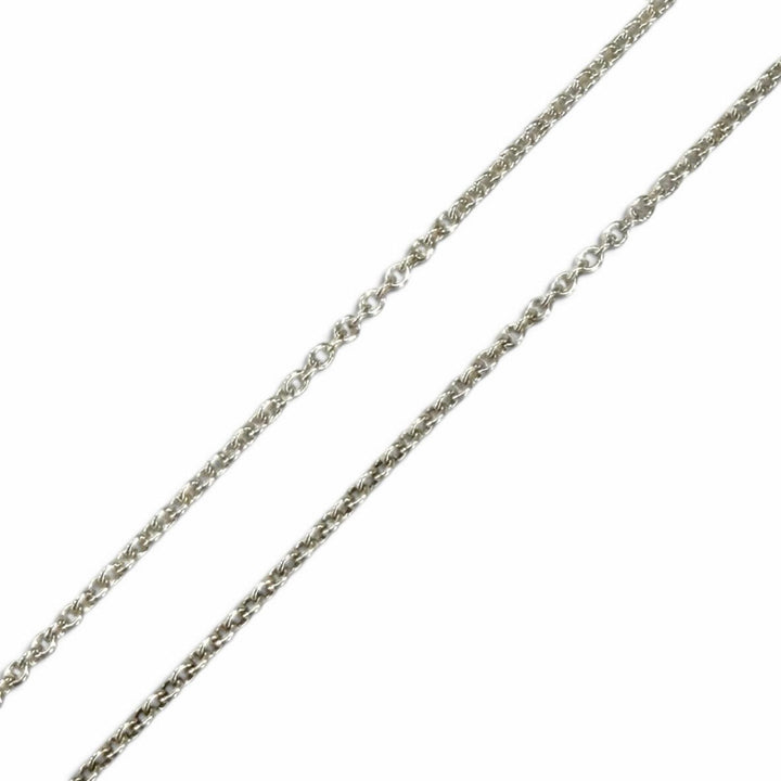 Great TIFFANY&Co. Necklace Diamonds by the Yard Single Diamond Pendant 925