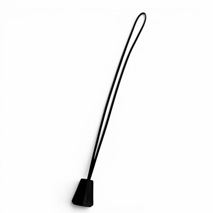 Excellent HERMES Necklace Clochette Necklace for Kelly Watch black leather Women