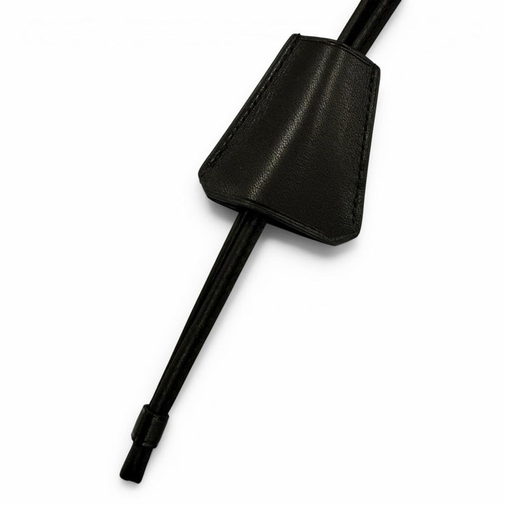 Excellent HERMES Necklace Clochette Necklace for Kelly Watch black leather Women