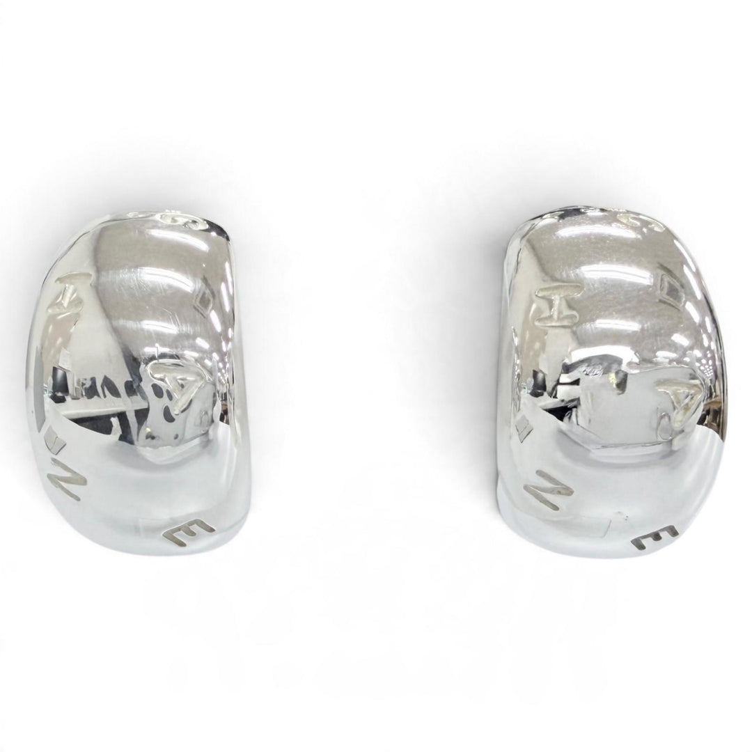 Excellent CHANEL Earring Logo Earring Accessory, Clip-on, for Both 925