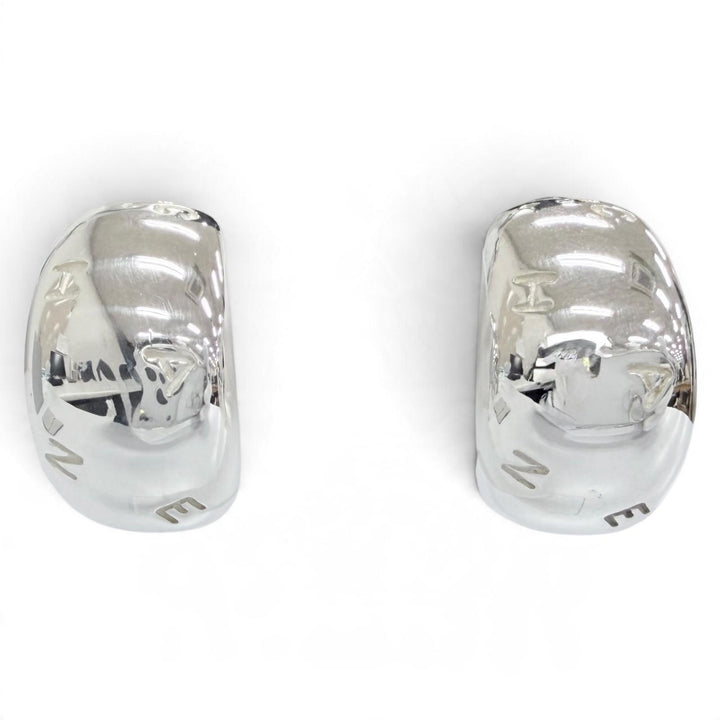 Excellent CHANEL Earring Logo Earring Accessory, Clip-on, for Both 925
