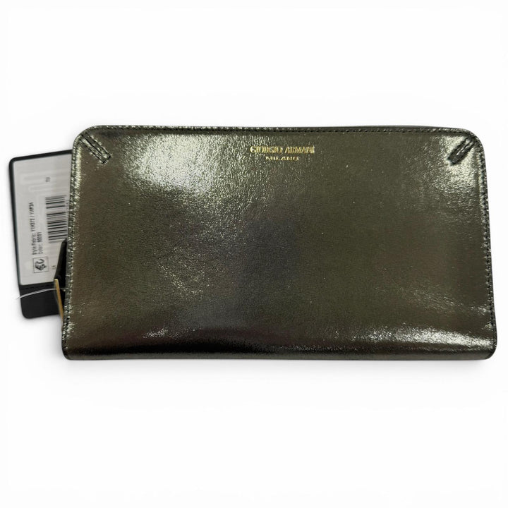 Pristine GIORGIO ARMANI model Prima Zip Around Long Wallet, Palmerato Leather