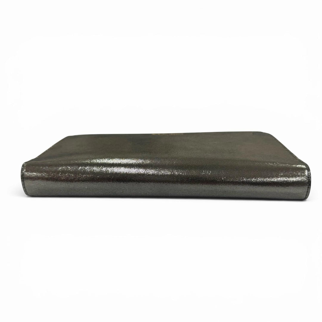 Pristine GIORGIO ARMANI model Prima Zip Around Long Wallet, Palmerato Leather