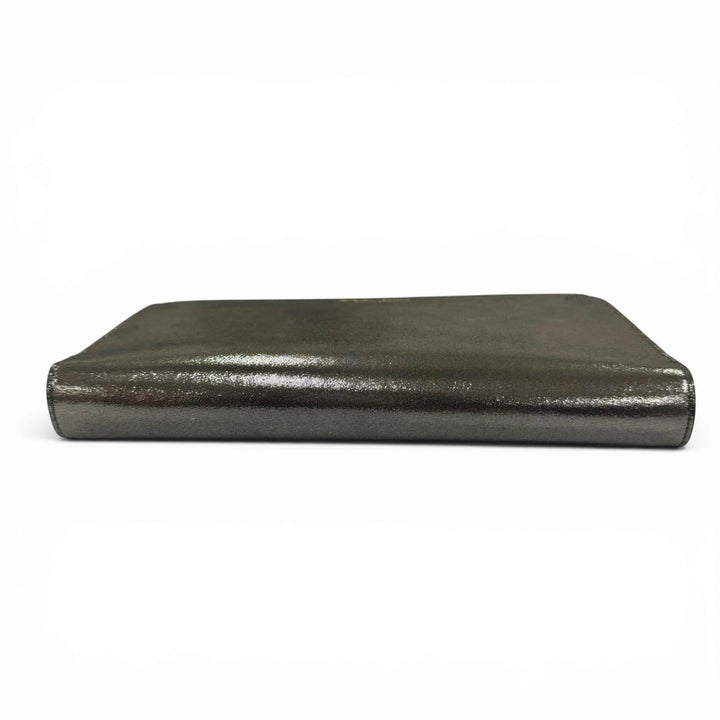 Pristine GIORGIO ARMANI model Prima Zip Around Long Wallet, Palmerato Leather