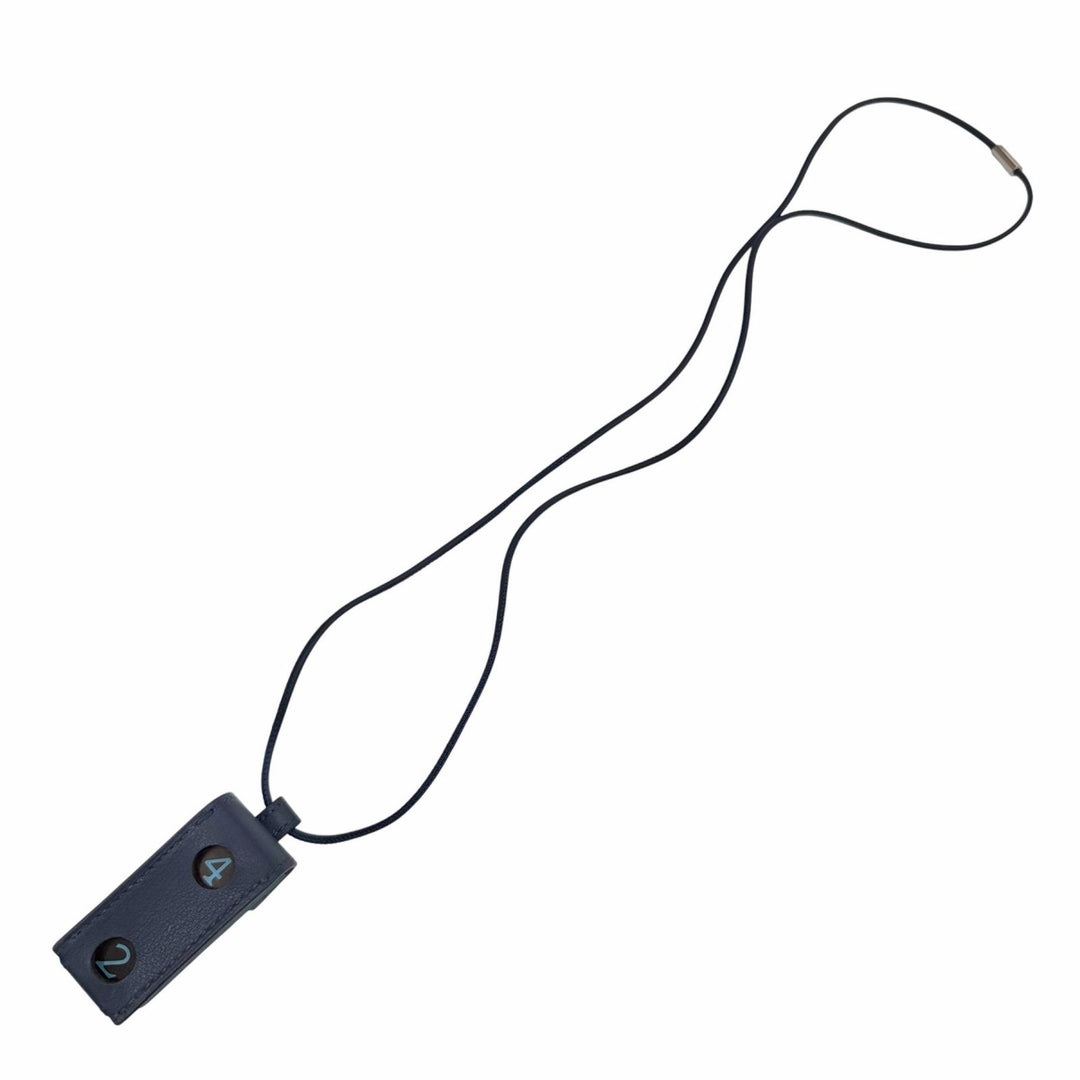 Pristine HERMES Necklace Coup de Des leather Women