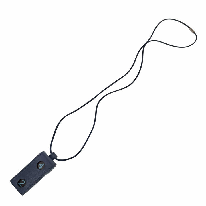 Pristine HERMES Necklace Coup de Des leather Women