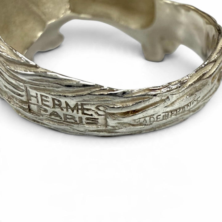 Excellent HERMES Ring ring Cheval Horse Silver 925 Women