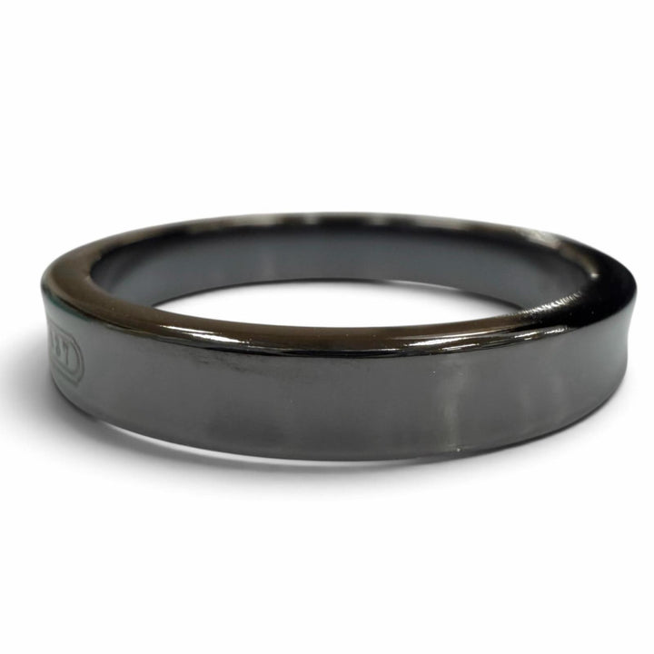 Great TIFFANY&Co. Ring ring 1837 Narrowing black titanium mens