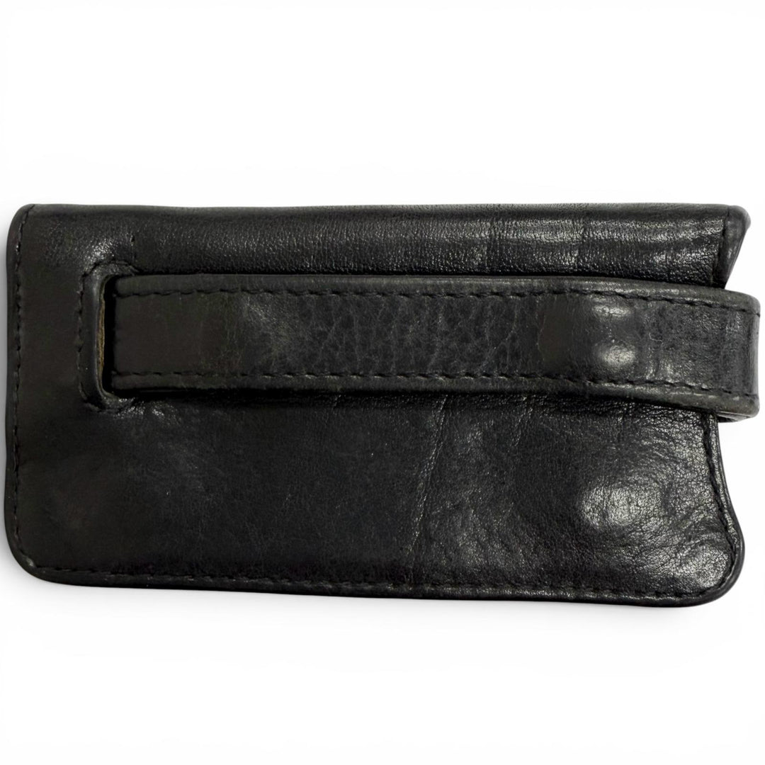 Great CHROME HEARTS Key holder Crossball button leather with invoice 2013