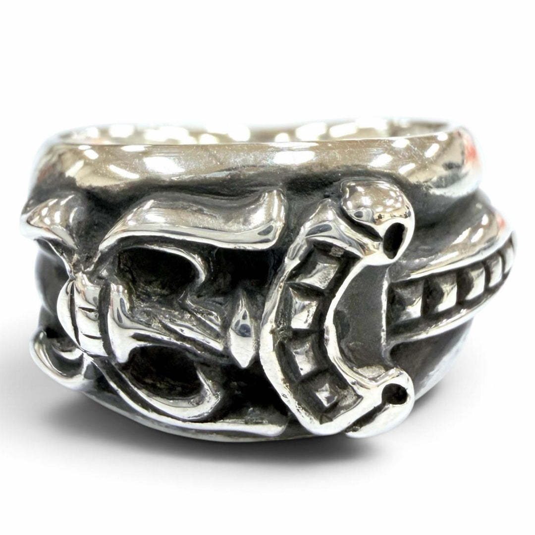 Excellent CHROME HEARTS Ring ring Dagger Ring 4-Line Accessory Silver 925