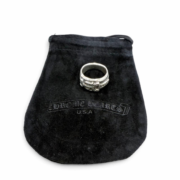 Excellent CHROME HEARTS Ring ring Dagger Ring 4-Line Accessory Silver 925