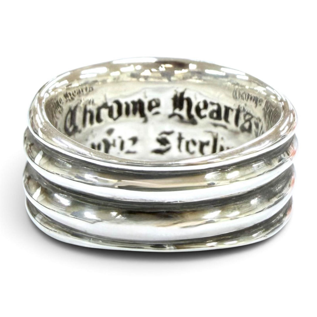 Excellent CHROME HEARTS Ring ring Dagger Ring 4-Line Accessory Silver 925