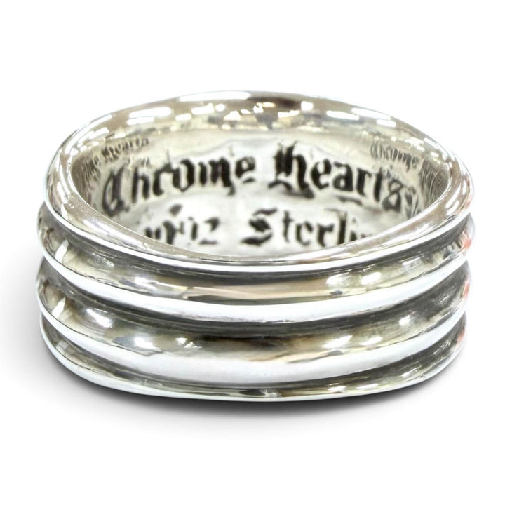 Excellent CHROME HEARTS Ring ring Dagger Ring 4-Line Accessory Silver 925