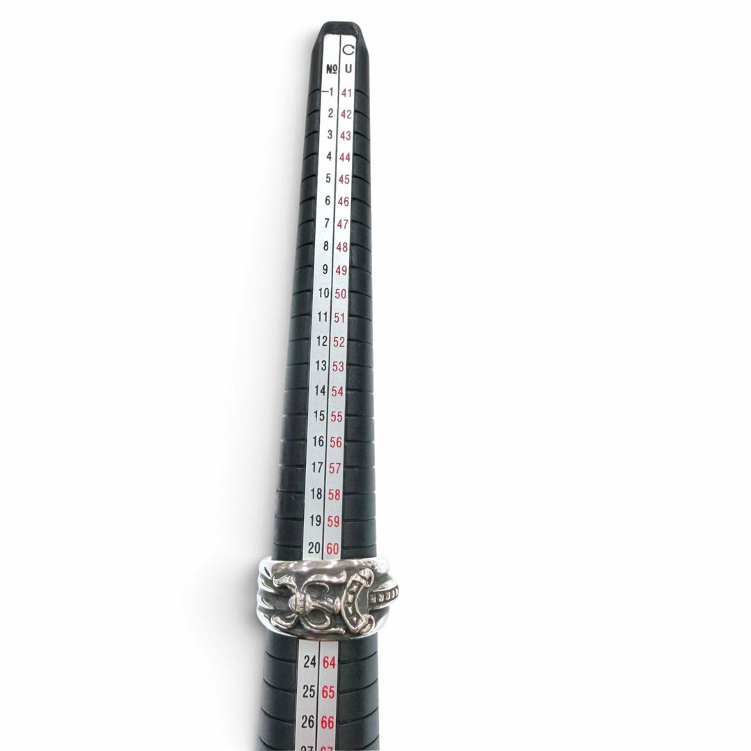 Excellent CHROME HEARTS Ring ring Dagger Ring 4-Line Accessory Silver 925