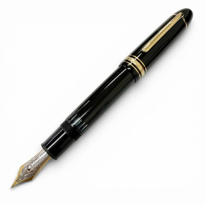 Excellent MONTBLANC fountain pen Meisterstück 149 black 18K mens
