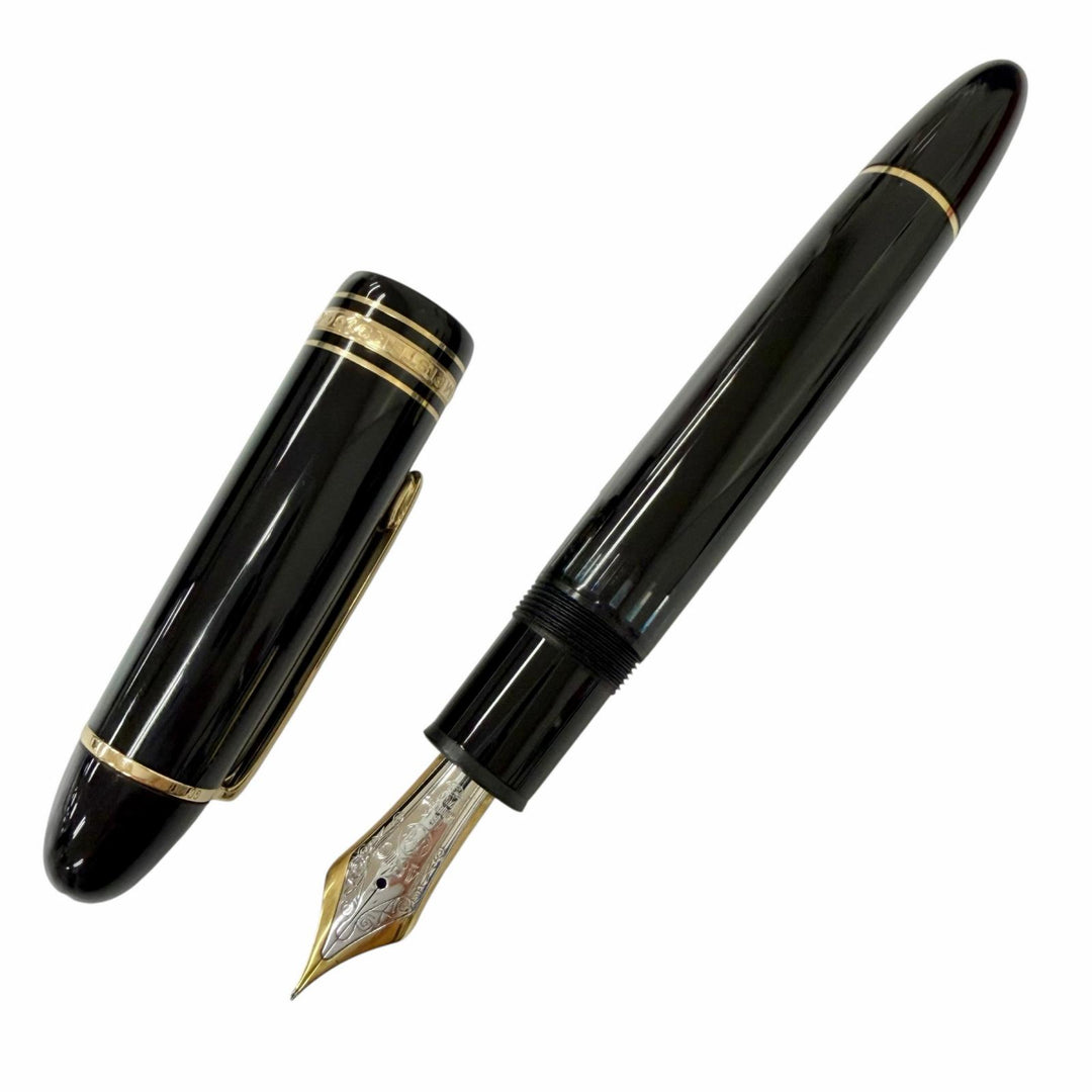 Excellent MONTBLANC fountain pen Meisterstück 149 black 18K mens