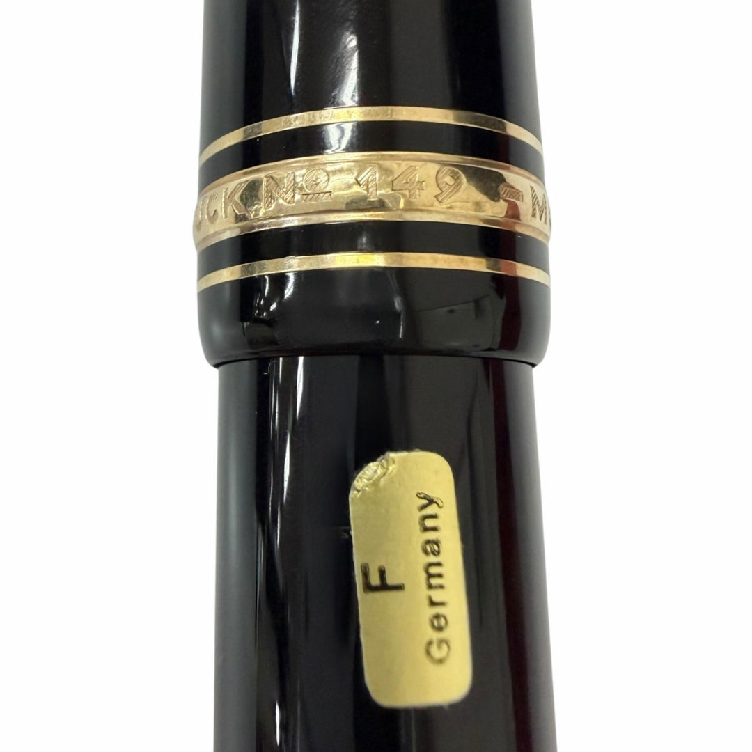 Excellent MONTBLANC fountain pen Meisterstück 149 black 18K mens