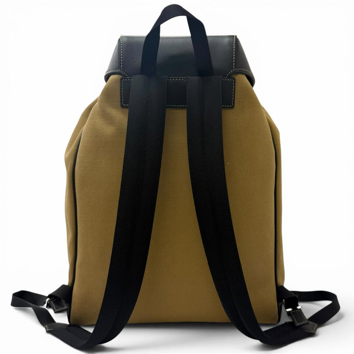 Great BERLUTI Backpack Daypack Lodge Canvas beige canvas mens