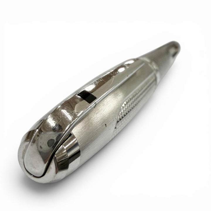 Very Good Dupont fountain pen James Bond 007 Limited Edition Silver 18K mens