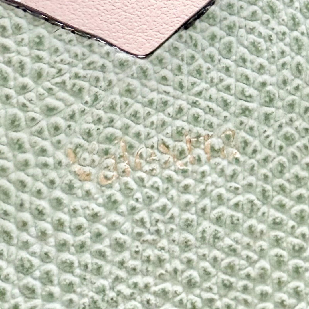 Pristine Valextra Shoulder Bag BABILA MICRO 2WAY handbag green WBBB0030028LOC99