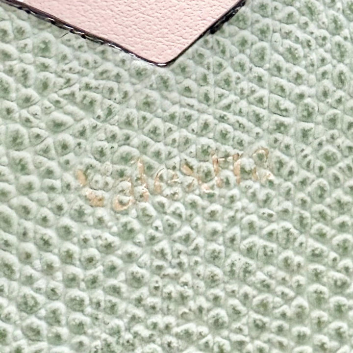 Pristine Valextra Shoulder Bag BABILA MICRO 2WAY handbag green WBBB0030028LOC99