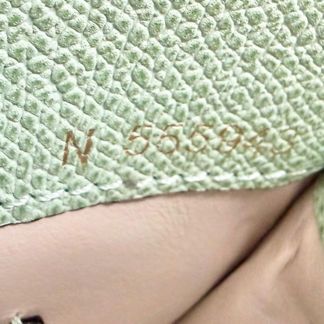 Pristine Valextra Shoulder Bag BABILA MICRO 2WAY handbag green WBBB0030028LOC99