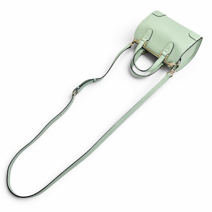 Pristine Valextra Shoulder Bag BABILA MICRO 2WAY handbag green WBBB0030028LOC99