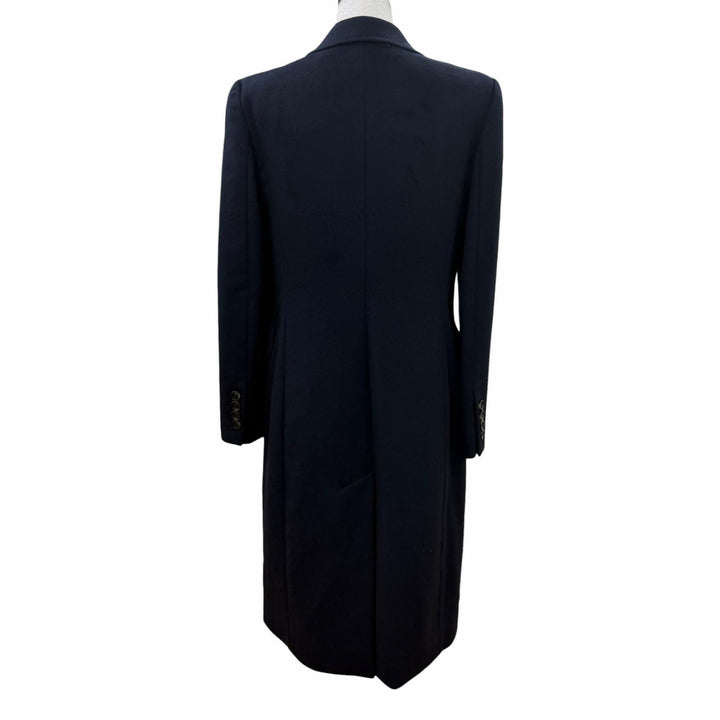 Excellent MAX&CO Chester coat il mio cappotto Long length Navy cashmere Women 40