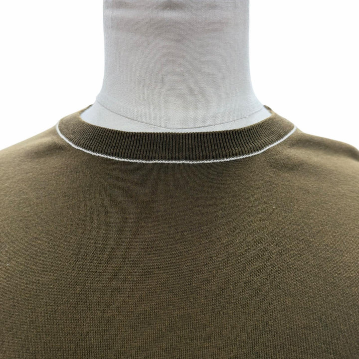 Great LOUIS VUITTON sweater khaki cotton mens XS