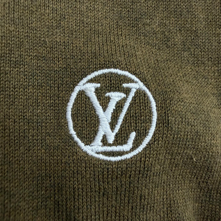 Great LOUIS VUITTON sweater khaki cotton mens XS
