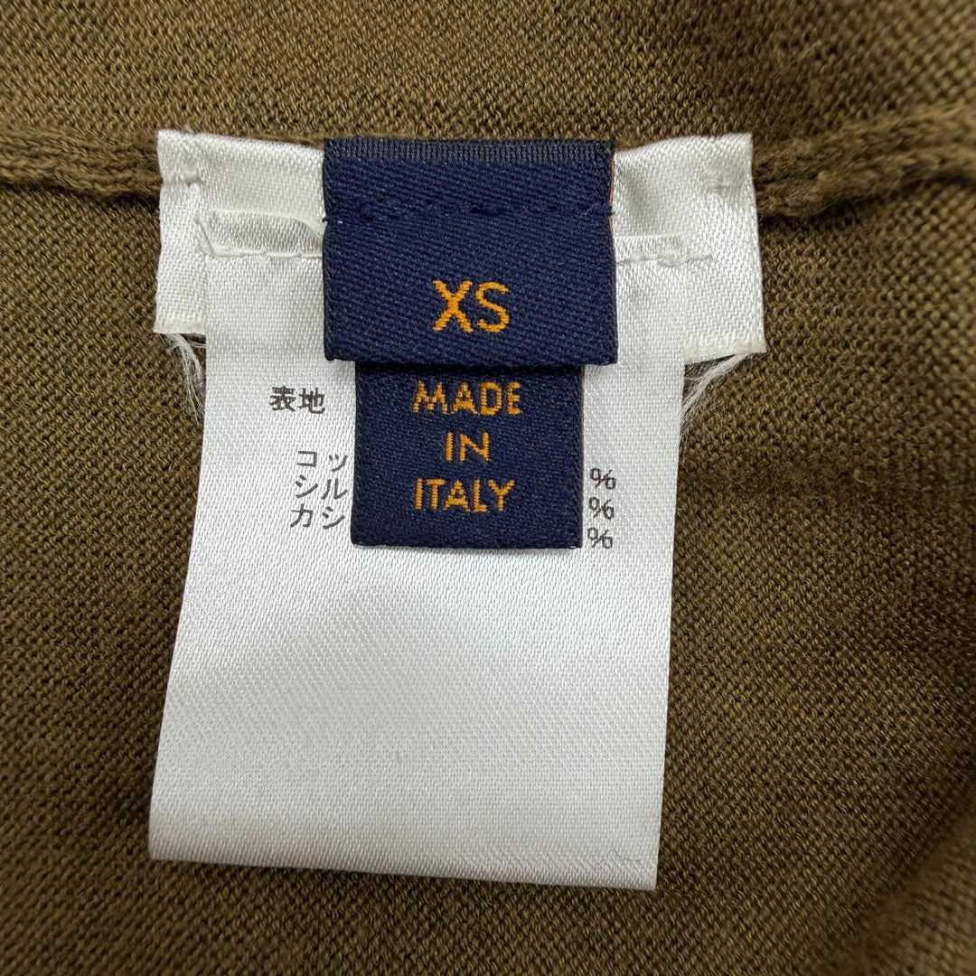 Great LOUIS VUITTON sweater khaki cotton mens XS