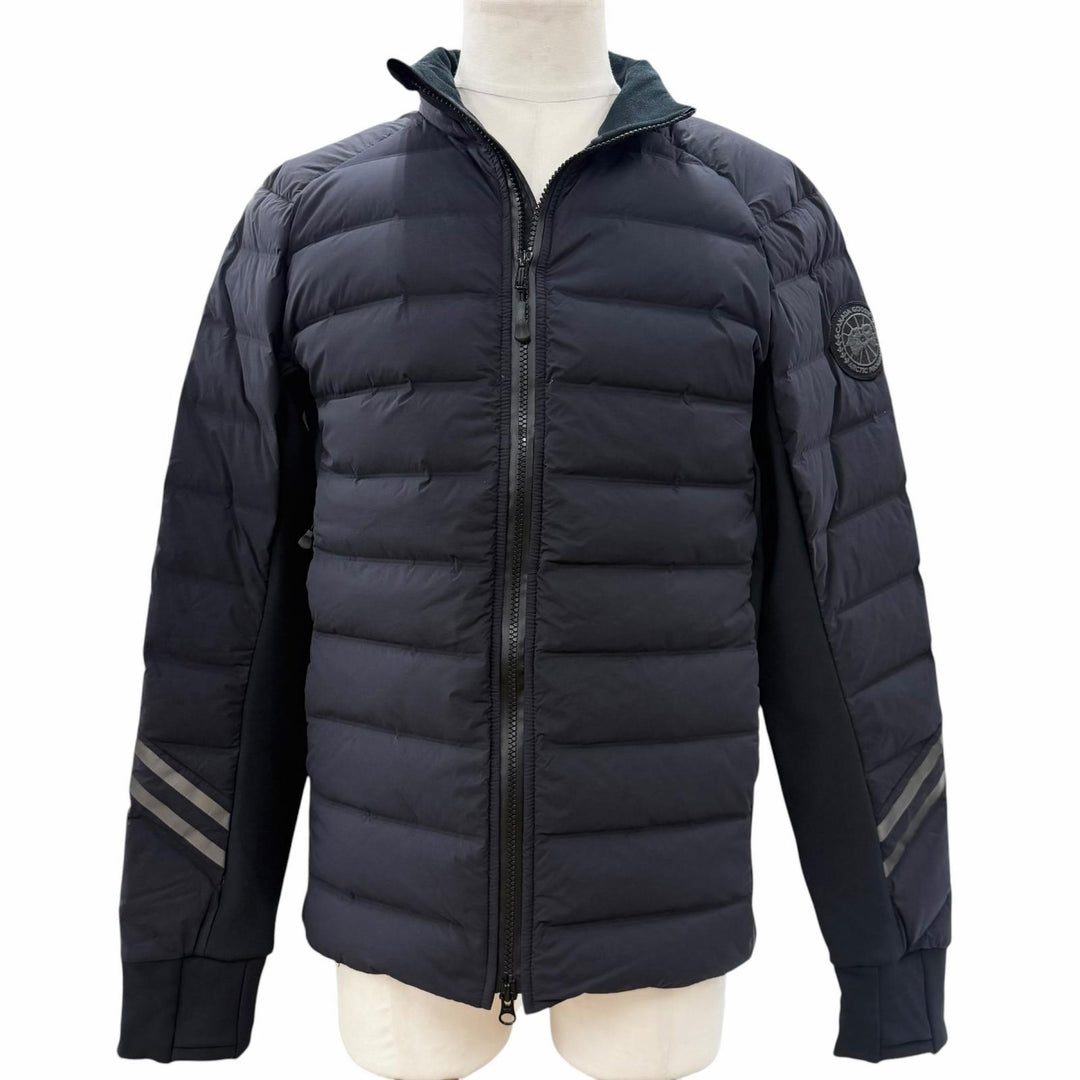 Great CANADA GOOSE Down jacket Highbridge Crew Bomber black Nylon mens XS 2735MB