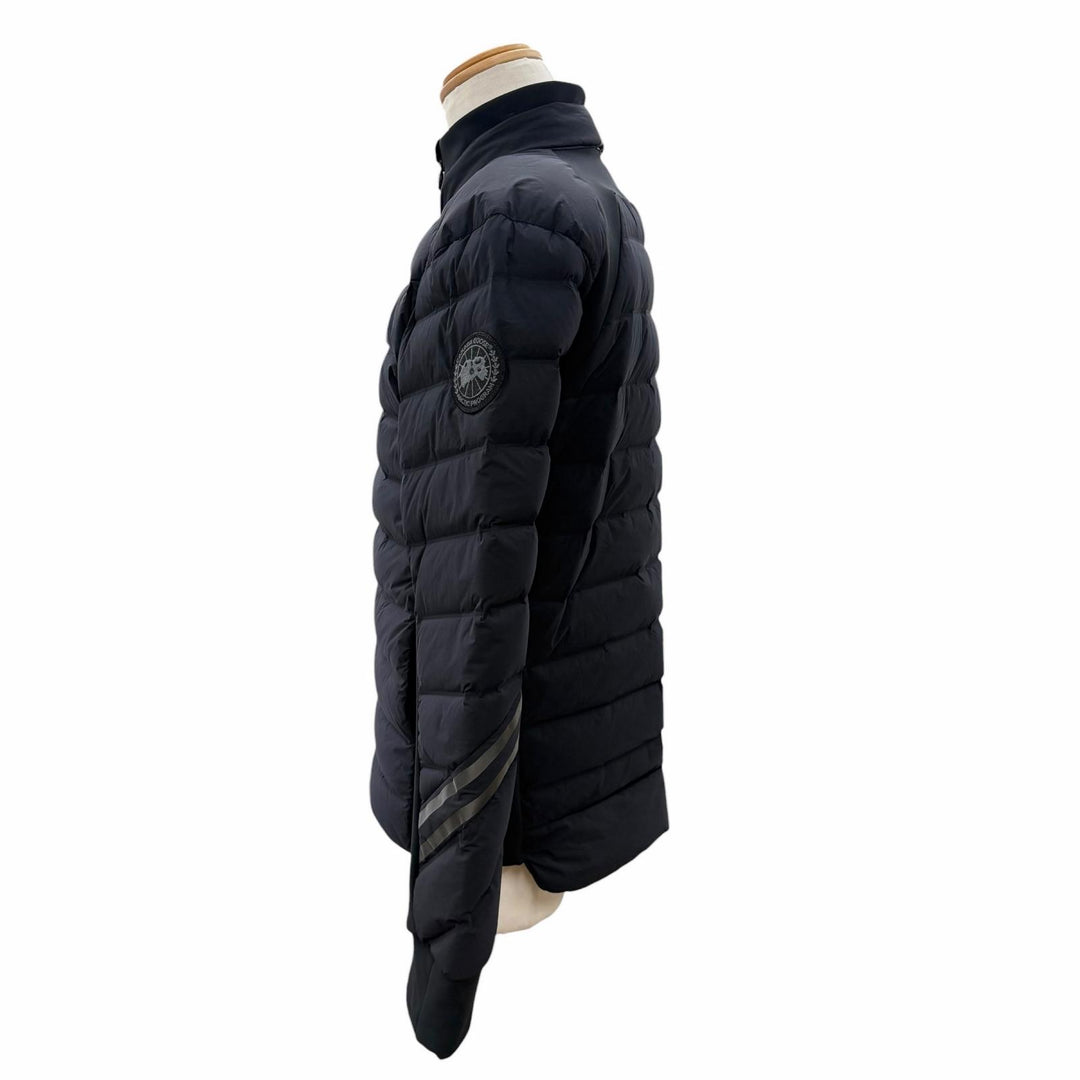 Great CANADA GOOSE Down jacket Highbridge Crew Bomber black Nylon mens XS 2735MB