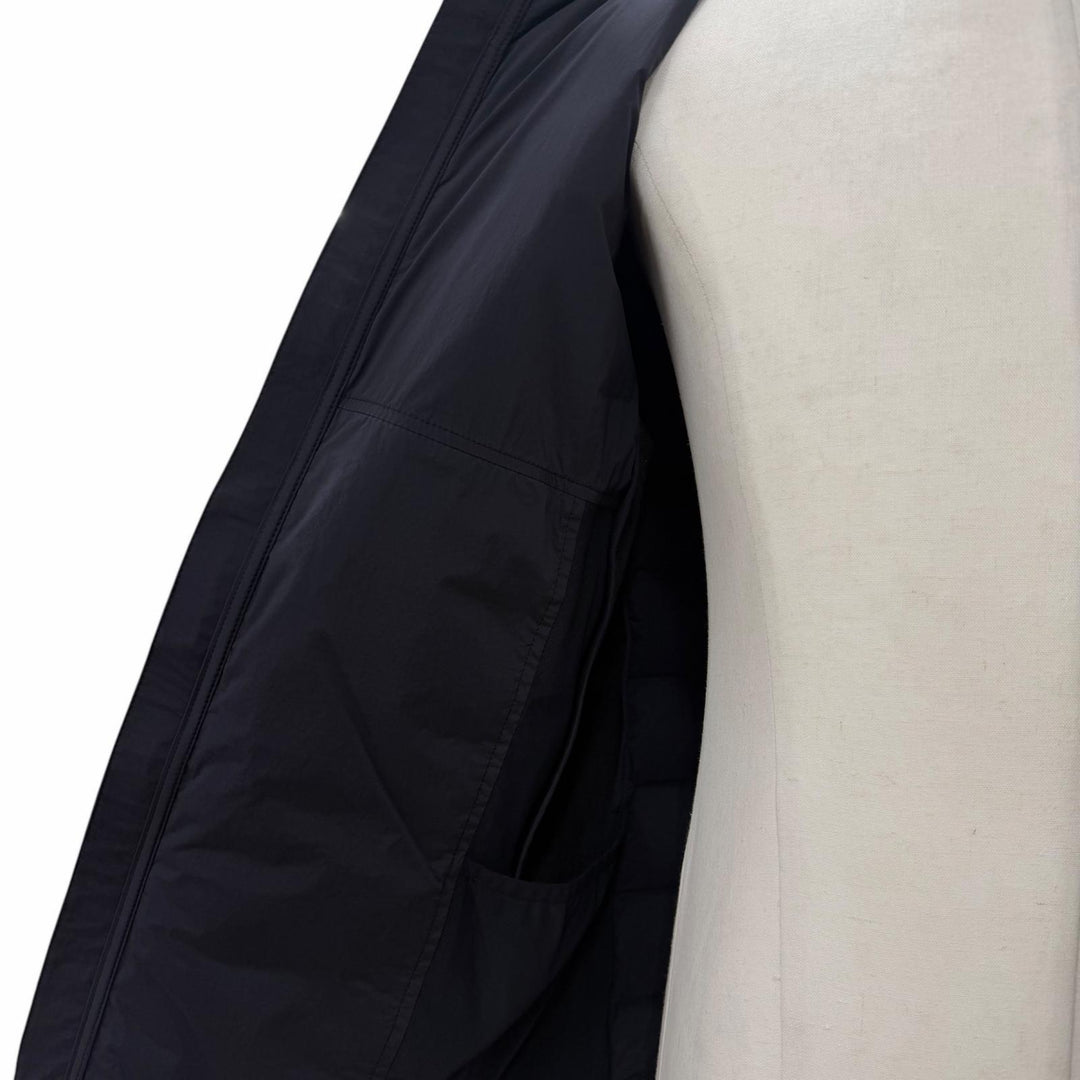 Great CANADA GOOSE Down jacket Highbridge Crew Bomber black Nylon mens XS 2735MB
