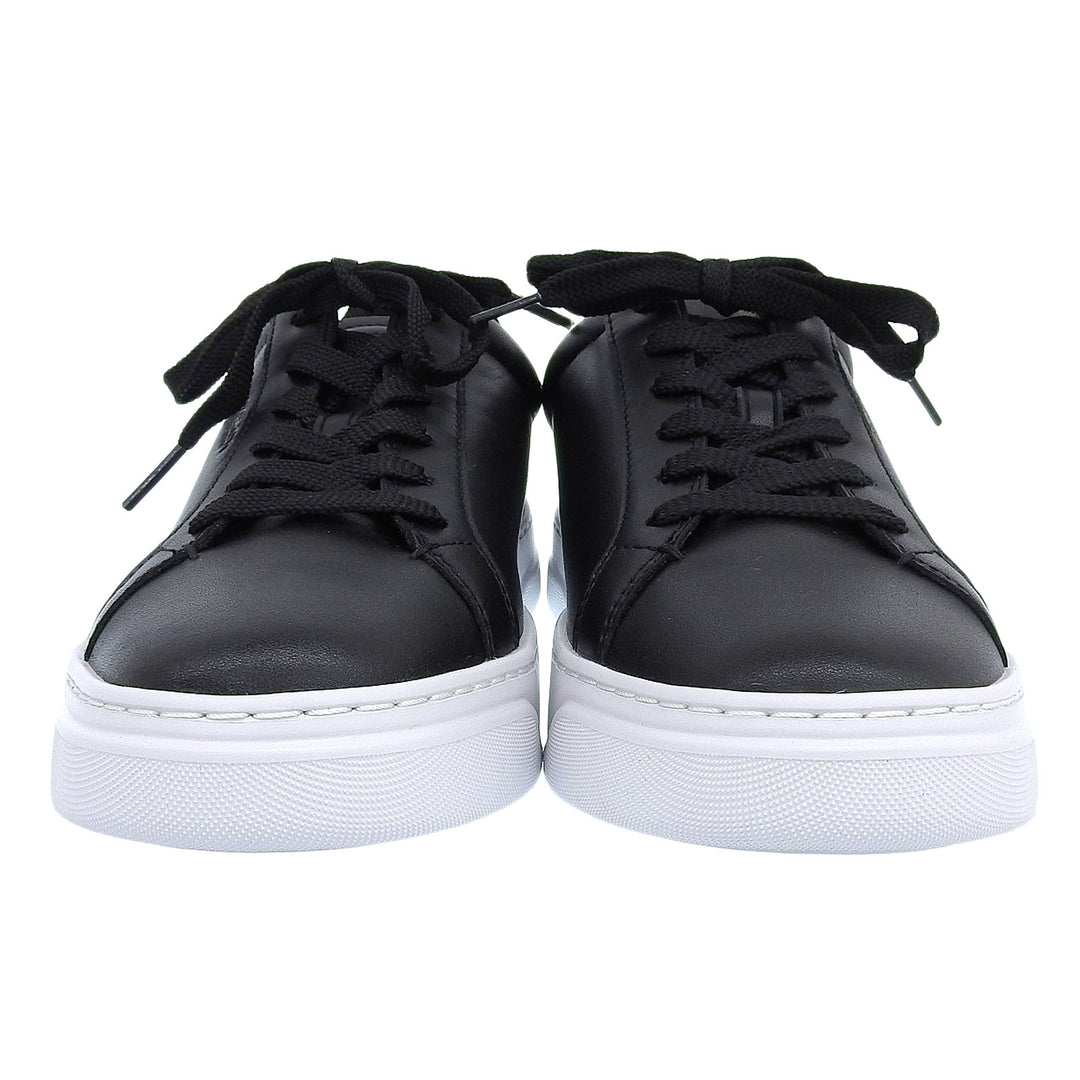 Pristine COACH Other shoes HIGH LINE LTR SNK black leather mens CX120