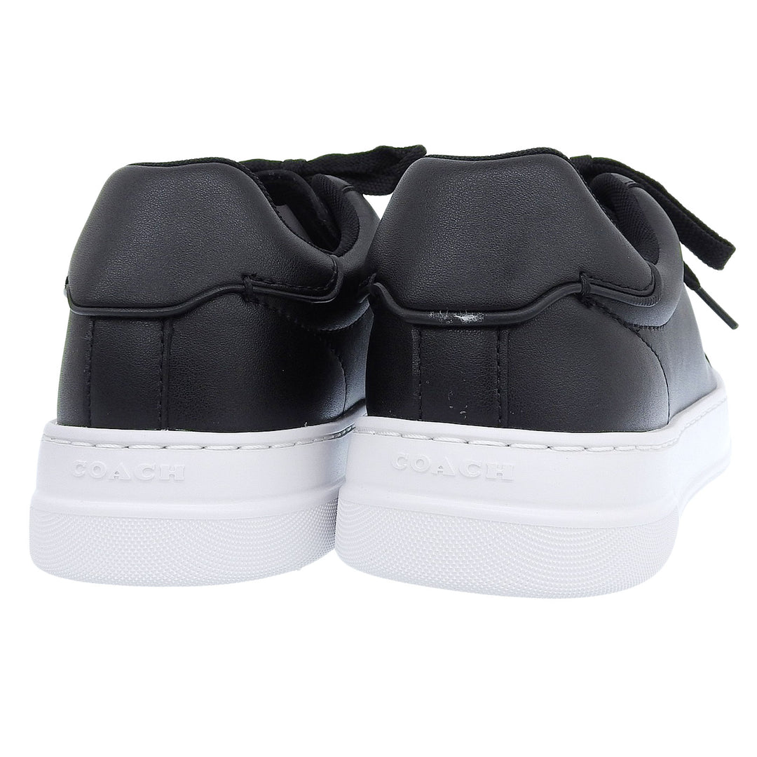 Pristine COACH Other shoes HIGH LINE LTR SNK black leather mens CX120