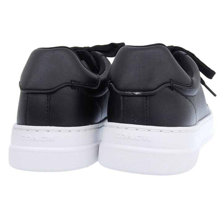 Pristine COACH Other shoes HIGH LINE LTR SNK black leather mens CX120