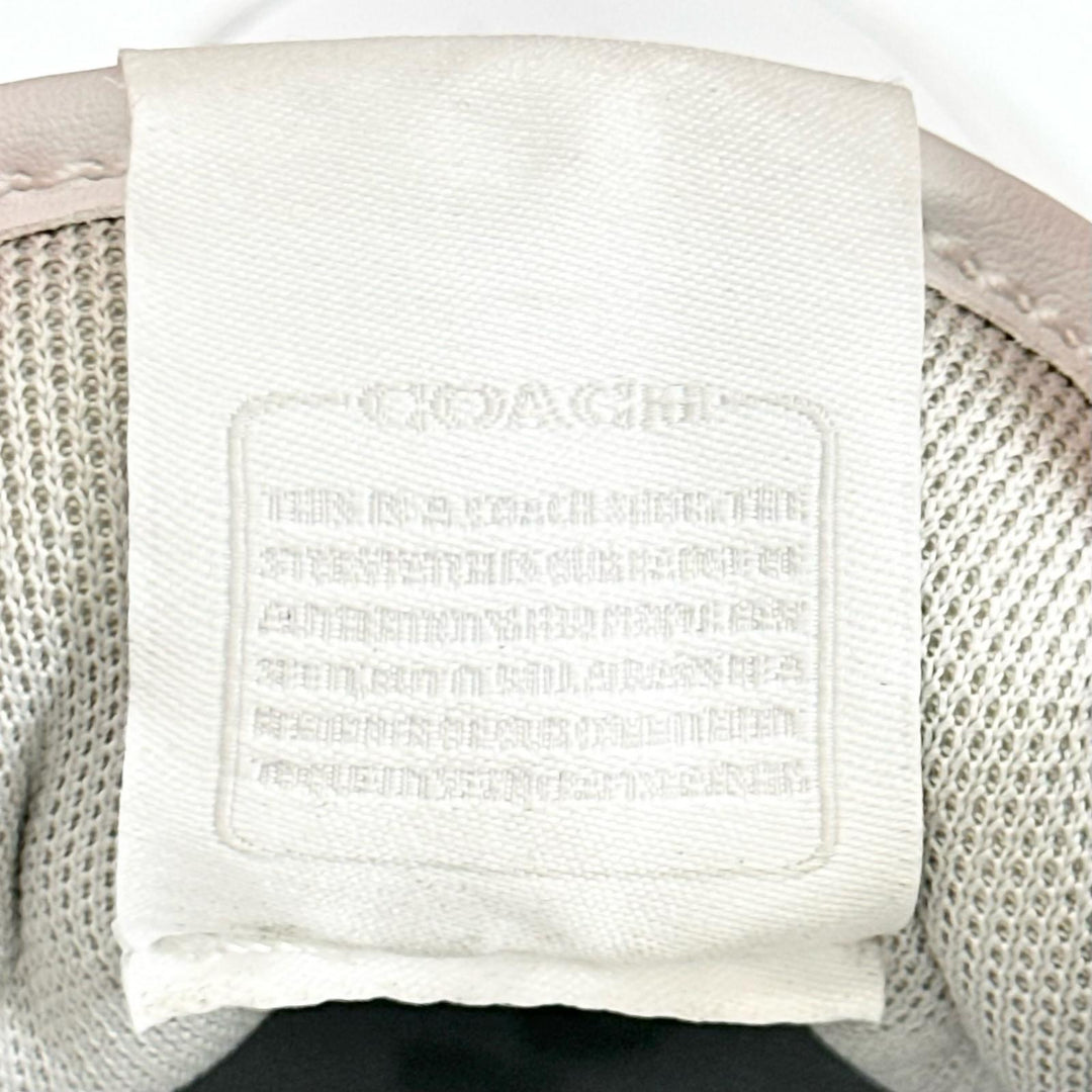 Pristine COACH sneakers SOHO Soho C logo grooved sole white leather Women CCN65