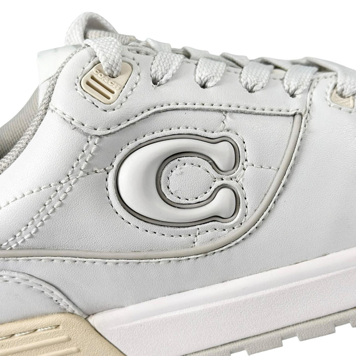 Pristine COACH sneakers SOHO Soho C logo grooved sole white leather Women CCN65