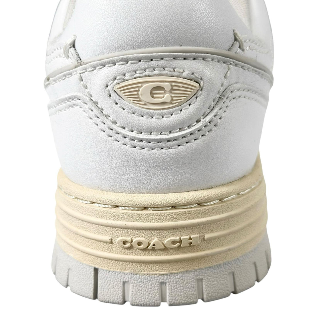 Pristine COACH sneakers SOHO Soho C logo grooved sole white leather Women CCN65