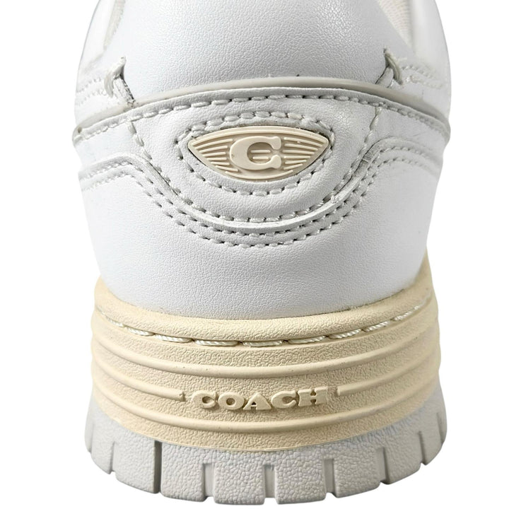 Pristine COACH sneakers SOHO Soho C logo grooved sole white leather Women CCN65